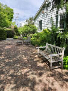 Benches at Matildas Cottage