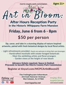 Art in Bloom 2025 - Reception Flyer