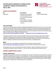 RMG IPM RPT 2 260515 Rutgers Master Gardener