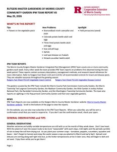 RMG IPM RPT 2 260515 Rutgers Master Gardener