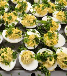 260812 Curried Apple Walnut Deviled Eggs